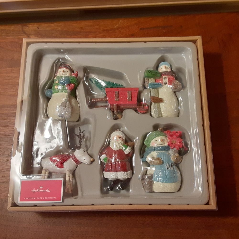 Hallmark Six Christmas Tree Ornaments